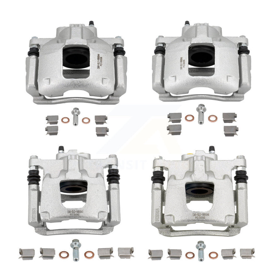Front Rear Brake Caliper Left Right (Driver Passenger) Kit For Jeep Liberty Dodge Nitro KBC-100076