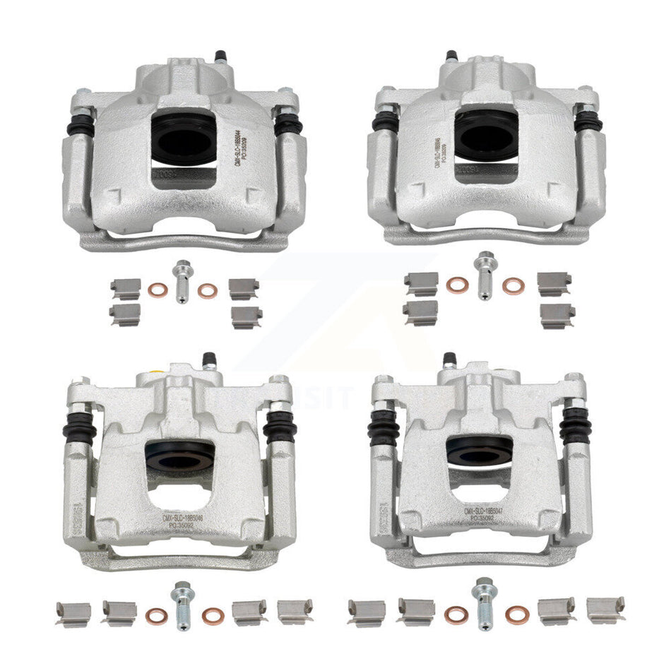 Front Rear Disc Brake Caliper Left Right Side (Driver Passenger) Kit For Jeep Wrangler JK KBC-100077