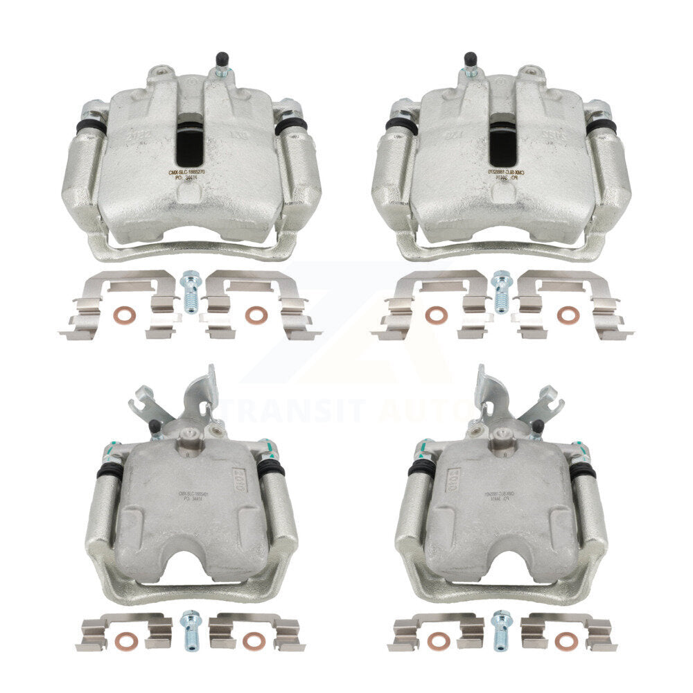 Front Rear Disc Brake Caliper Assembly Left Right Side (Driver Passenger) Kit For Buick LaCrosse Allure KBC-100082 by CMX