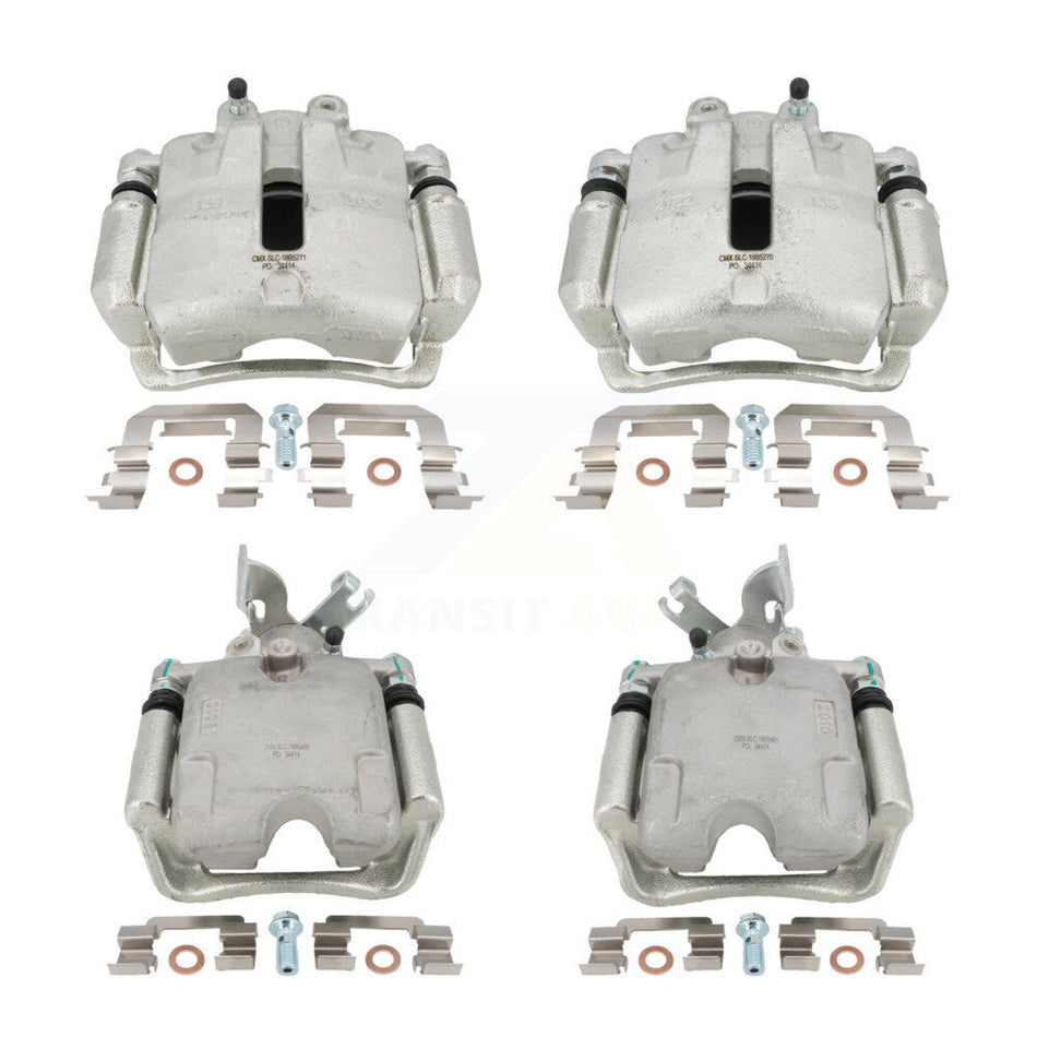 Front Rear Disc Brake Caliper Assembly Left Right Side (Driver Passenger) Kit For Buick LaCrosse Allure KBC-100082
