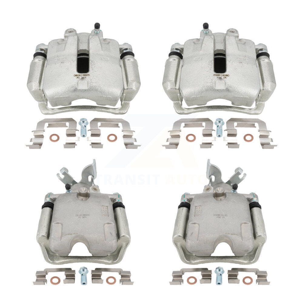 Front Rear Disc Brake Caliper Assembly Left Right Side (Driver Passenger) Kit For Chevrolet Impala Buick LaCrosse Malibu Regal KBC-100083 by CMX