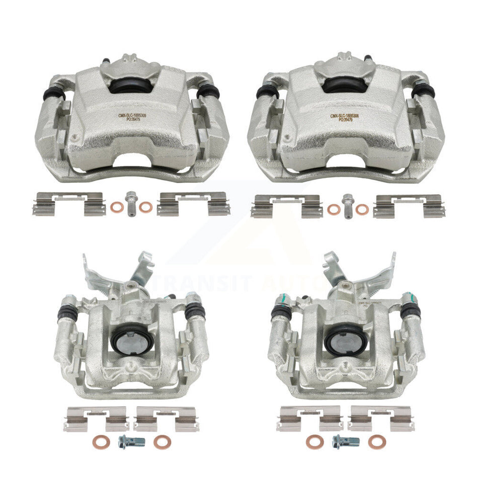 Front Rear Disc Brake Caliper Assembly Left Right Side (Driver Passenger) Kit For Chevrolet Sonic KBC-100089