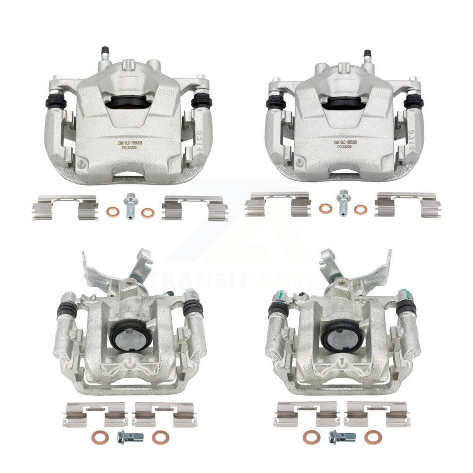 Front Rear Disc Brake Caliper Assembly Left Right Side (Driver Passenger) Kit For 2013-2017 Buick Encore Chevrolet Trax KBC-100091