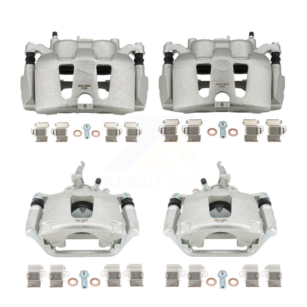 Front Rear Brake Caliper Left Right Driver Passenger Side Kit For 2014-2020 Dodge Journey KBC-100093