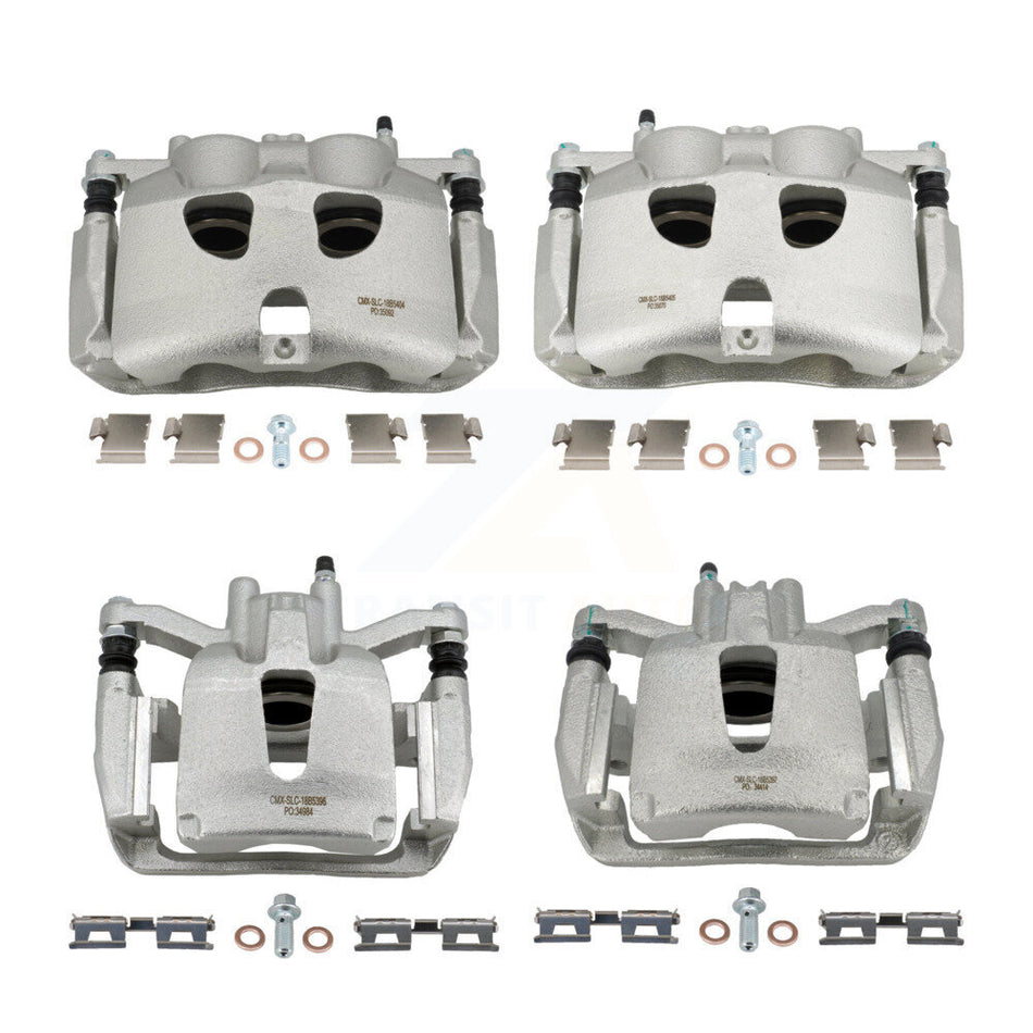 Front Rear Disc Brake Caliper Assembly Left Right Side (Driver Passenger) Kit For Ford F-150 KBC-100094