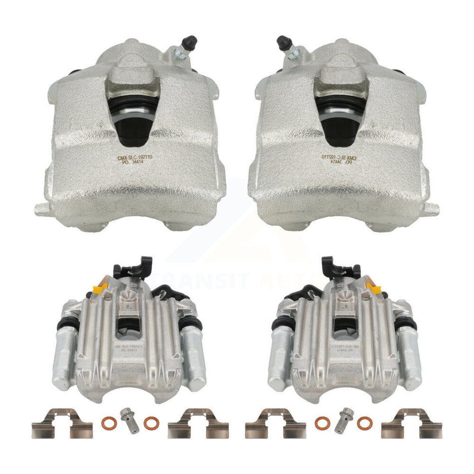 Front Rear Disc Brake Caliper Assembly Left Right Side (Driver Passenger) Kit For Volkswagen Jetta City KBC-100097 by CMX