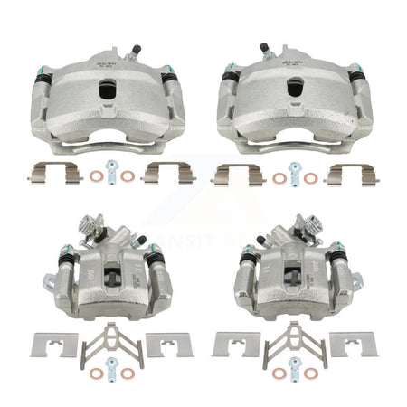 Front Rear Disc Brake Caliper Left Right Side (Driver Passenger) Kit For Honda Civic KBC-100098