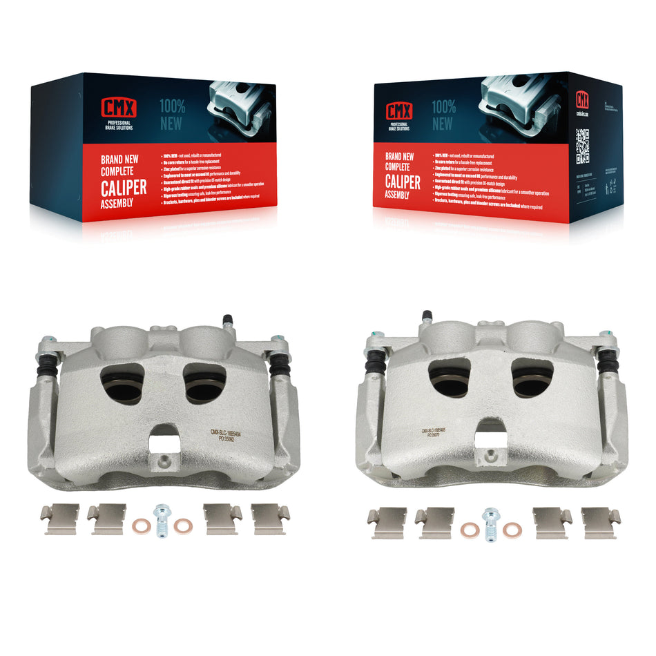 Front Disc Brake Caliper Assembly Left Right Side (Driver Passenger) Kit For 2012-2020 Ford F-150 KBC-100104
