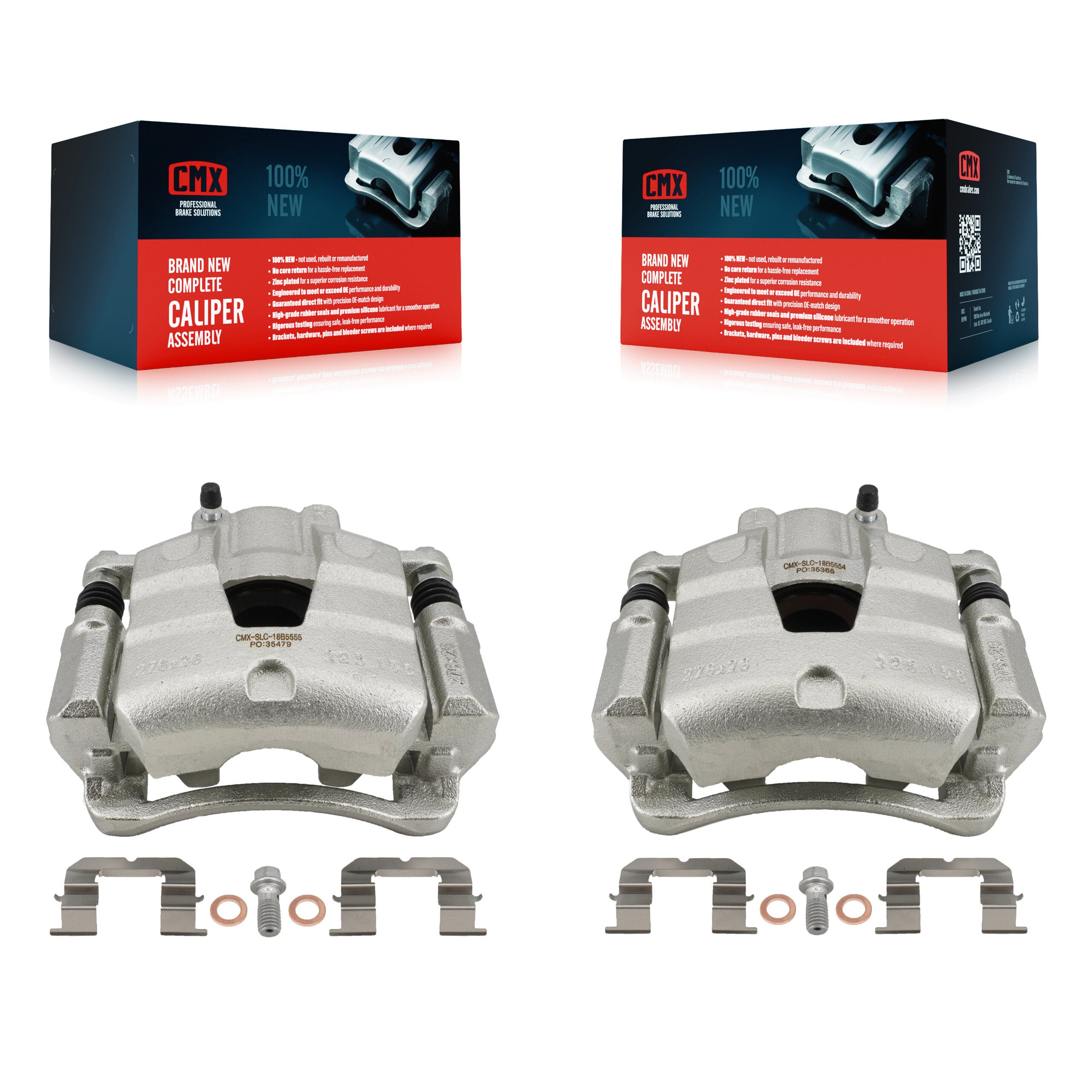 Front Brake Caliper Left Right Driver Passenger Side Kit For Chevrolet Cruze Bolt EV Volt KBC-100105