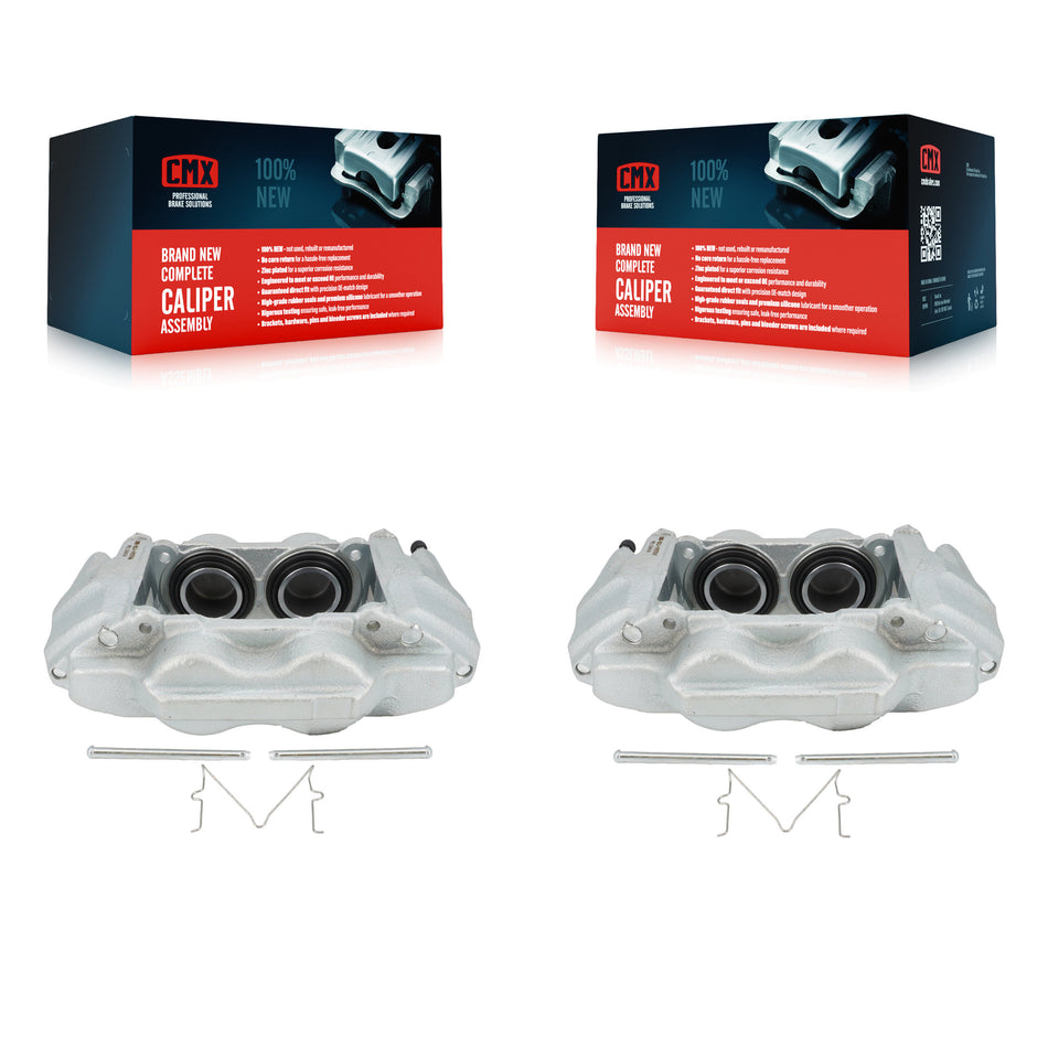 Front Disc Brake Caliper Assembly Left Right Side (Driver Passenger) Kit For 2003-2009 Toyota 4Runner Lexus GX470 KBC-100106