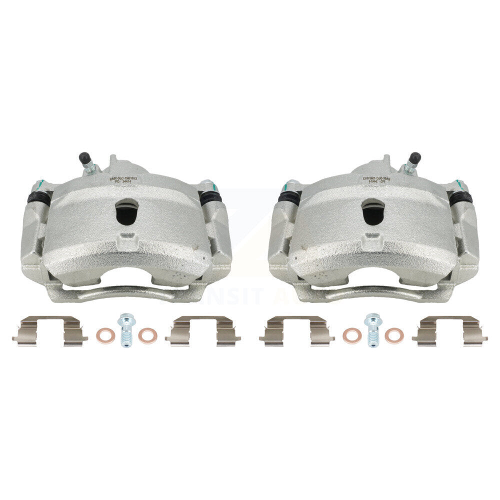 Front Disc Brake Caliper Assembly Left Right Side (Driver Passenger) Kit For Honda Civic KBC-100109 by CMX