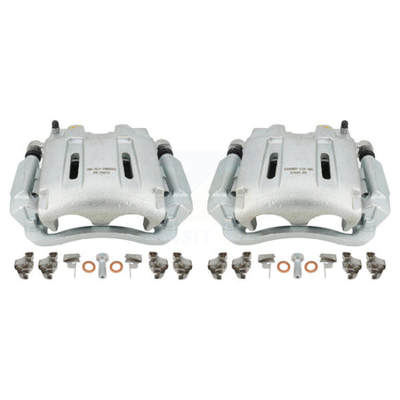 Front Disc Brake Caliper Assembly Left Right Side (Driver Passenger) Kit For 2005-2012 Ford F-250 Super Duty F-350 KBC-100118 by CMX
