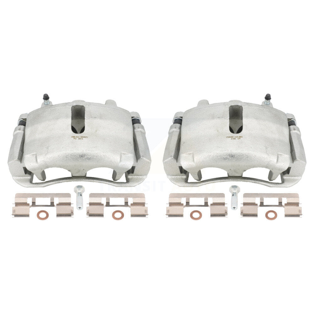 Front Disc Brake Caliper Assembly Left Right Side (Driver Passenger) Kit For Ford F-150 Lincoln Mark LT KBC-100120 by CMX