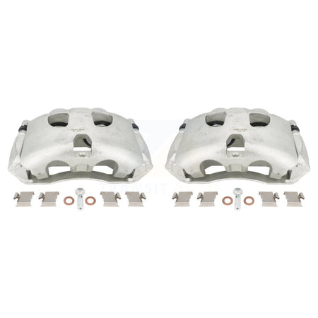 Front Disc Brake Caliper Assembly Left Right Side (Driver Passenger) Kit For Ford F-150 Expedition Lincoln Navigator Mark LT KBC-100122 by CMX