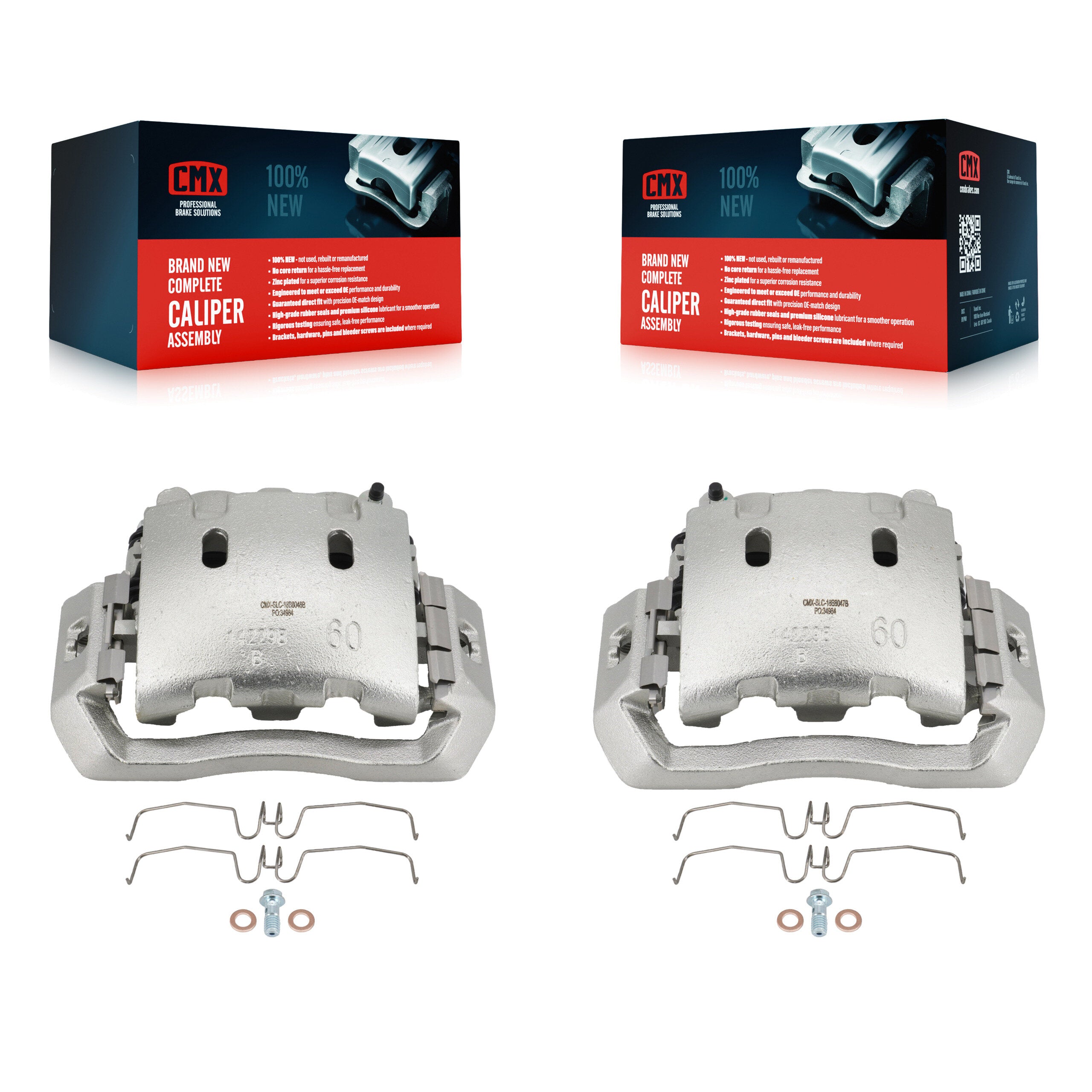 Front Brake Caliper Kit For Ford F-450 Super Duty F-550 International LCF CF500 CF600 KBC-100141