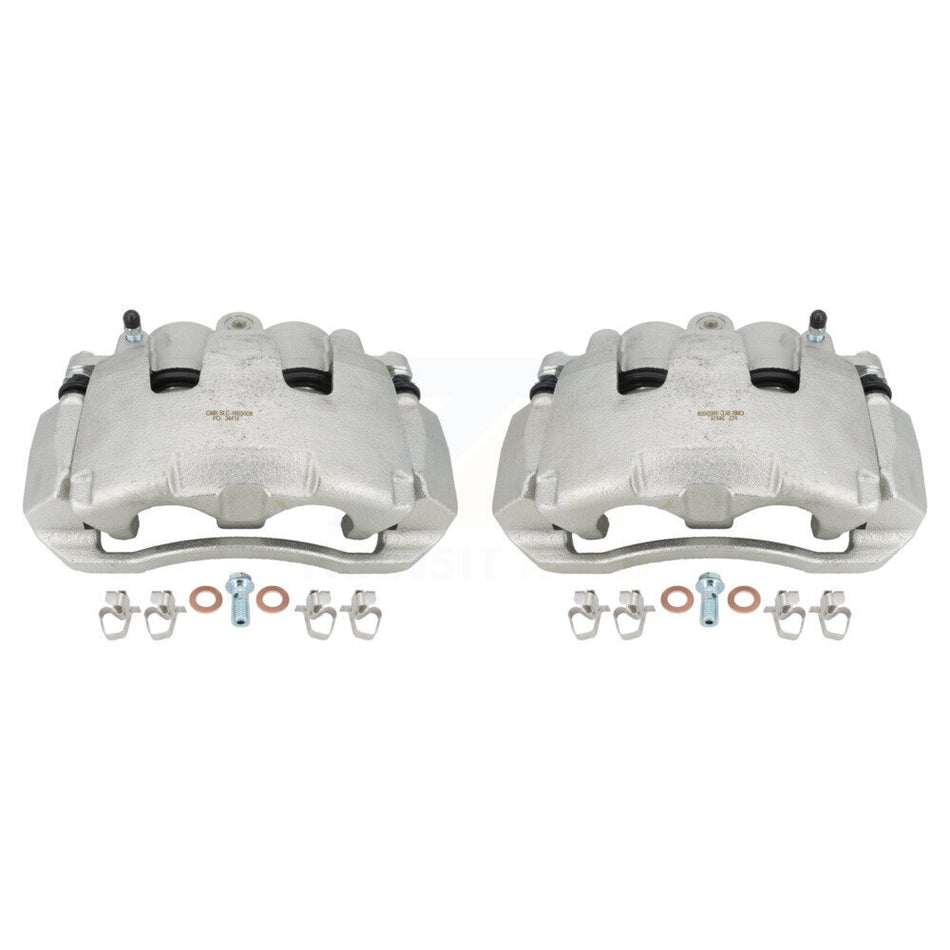 Front Disc Brake Caliper Assembly Left Right Side (Driver Passenger) Kit For Dodge Ram 1500 Dakota Mitsubishi Raider KBC-100144 by CMX