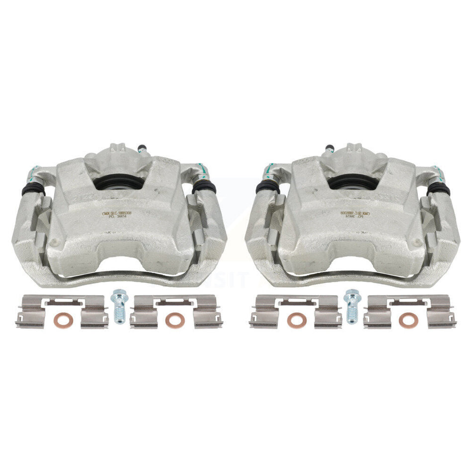 Front Disc Brake Caliper Assembly Left Right Side (Driver Passenger) Kit For Chevrolet Cruze Sonic Limited KBC-100151 by CMX