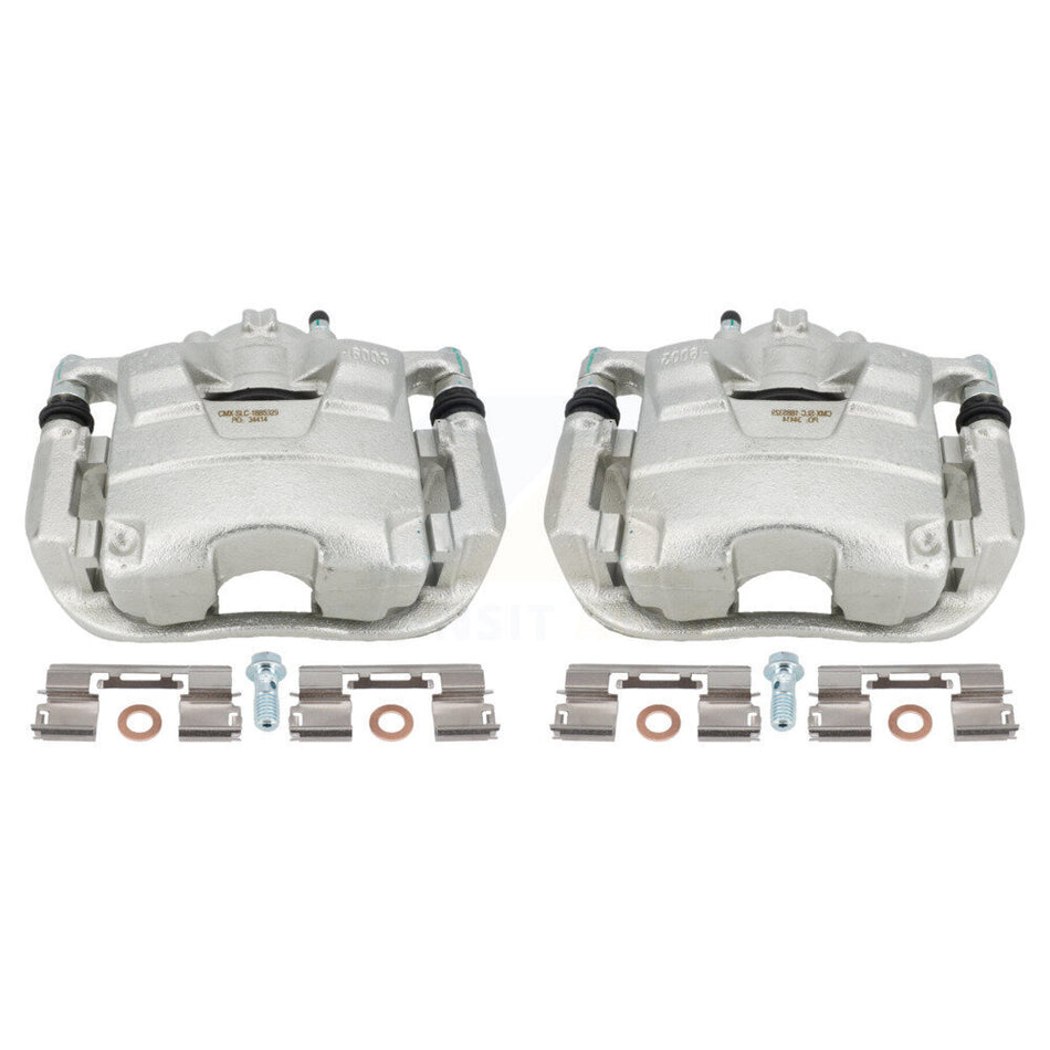 Front Disc Brake Caliper Assembly Left Right Side (Driver Passenger) Kit For Chevrolet Buick Cruze Encore Trax Verano Volt Orlando KBC-100152 by CMX