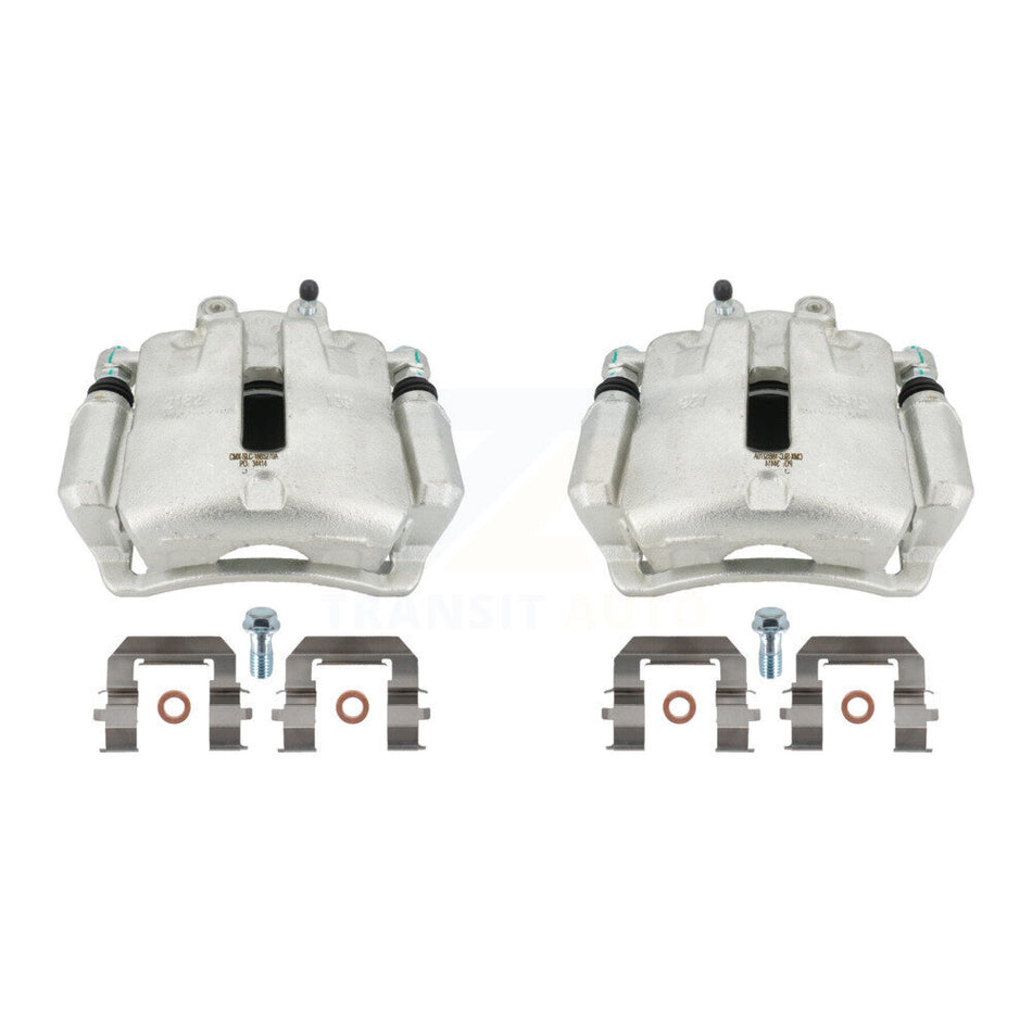 Front Disc Brake Caliper Assembly Left Right Side (Driver Passenger) Kit For Chevrolet Malibu Buick LaCrosse Regal Limited KBC-100158 by CMX