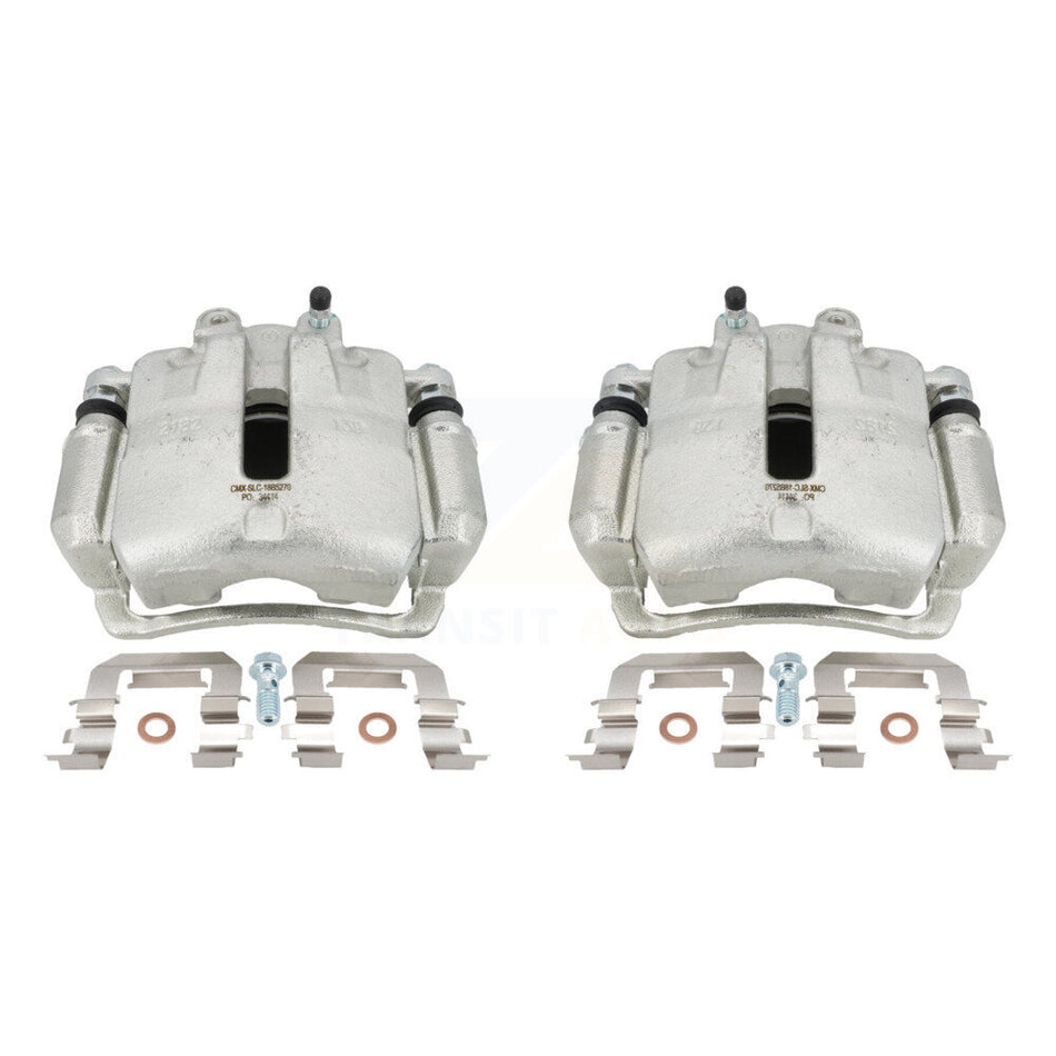 Front Disc Brake Caliper Assembly Left Right Side (Driver Passenger) Kit For Chevrolet Equinox GMC Terrain Malibu Buick Impala LaCrosse Regal Cascada Cadillac ELR Allure KBC-100159 by CMX