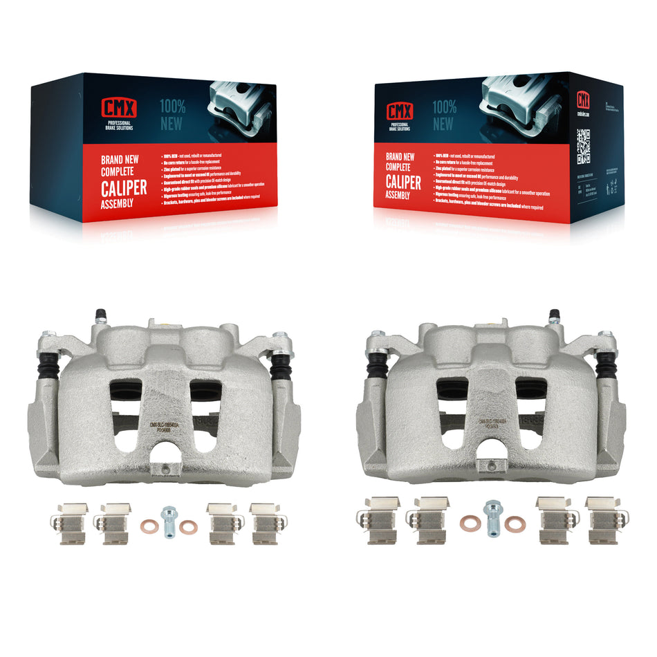 Front Disc Brake Caliper Assembly Left Right Side (Driver Passenger) Kit For Dodge Journey KBC-100166