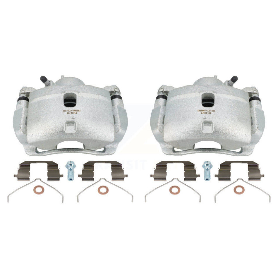 Front Disc Brake Caliper Assembly Left Right Side (Driver Passenger) Kit For Honda CR-V Element KBC-100172 by CMX