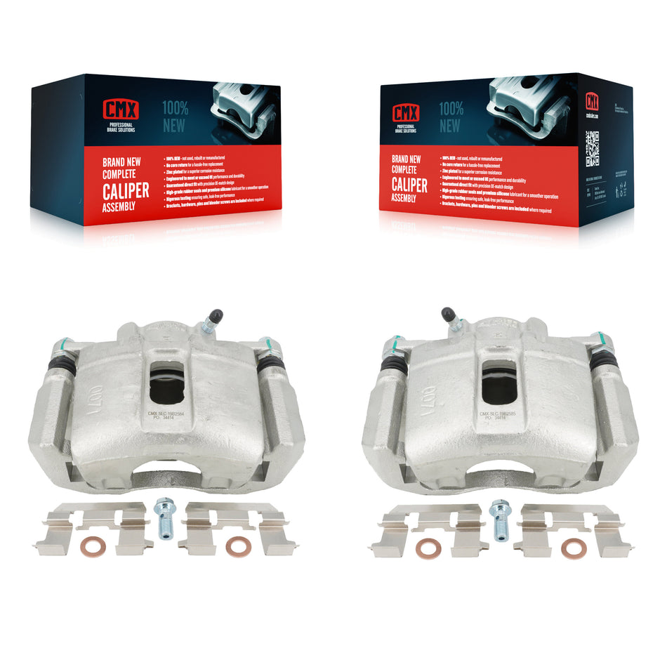 Front Disc Brake Caliper Assembly Left Right Side (Driver Passenger) Kit For 1999-2004 Acura RL KBC-100175