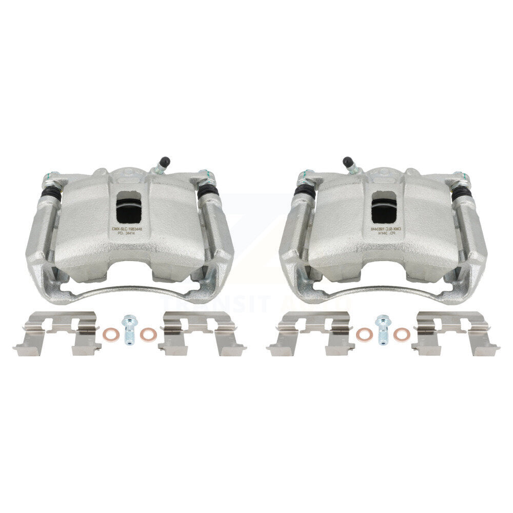 Front Disc Brake Caliper Assembly Left Right Side (Driver Passenger) Kit For Honda Civic Acura CSX KBC-100180 by CMX