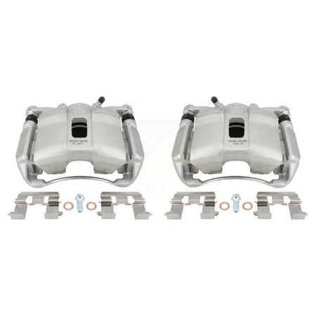 Front Disc Brake Caliper Assembly Left Right Side (Driver Passenger) Kit For Honda Civic Acura CSX KBC-100180 by CMX