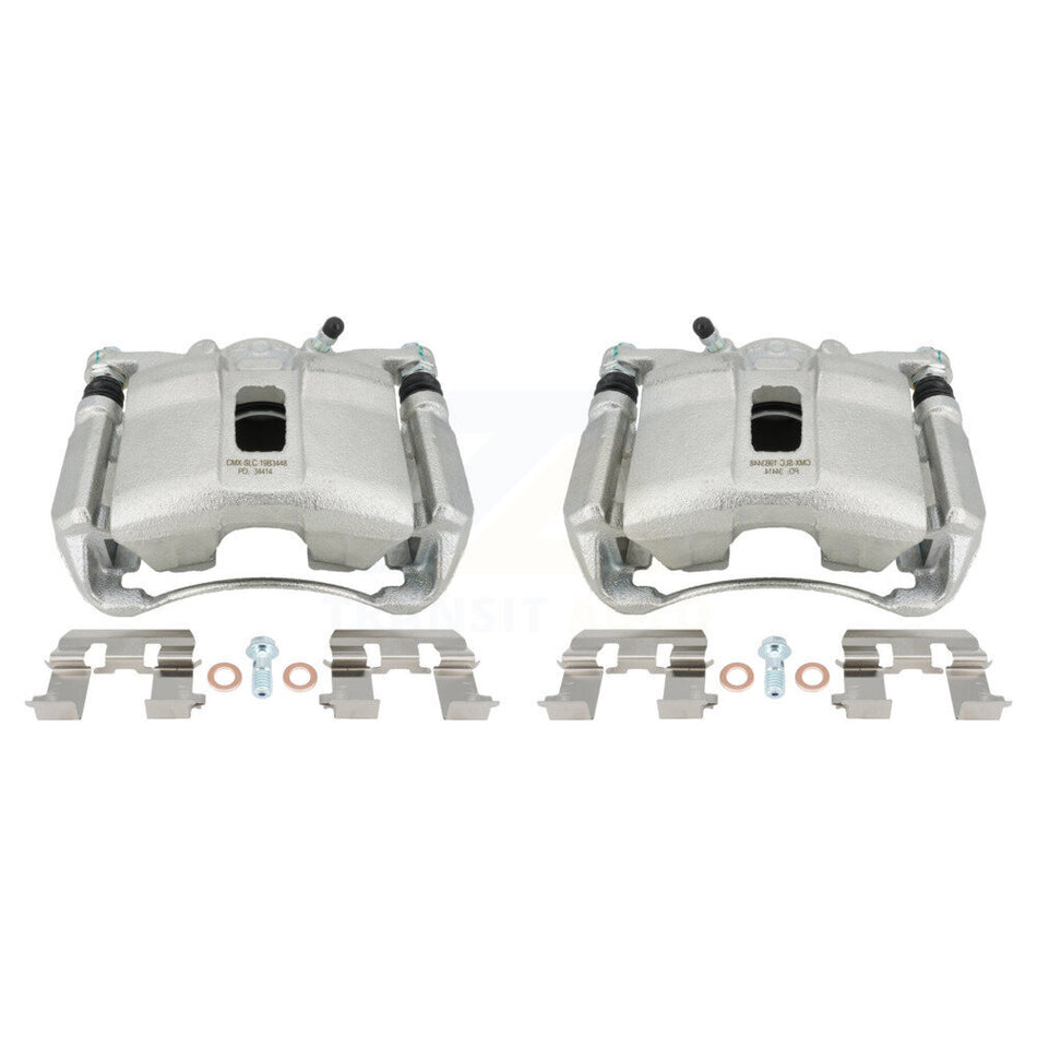 Front Disc Brake Caliper Assembly Left Right Side (Driver Passenger) Kit For Honda Civic Acura CSX KBC-100180 by CMX