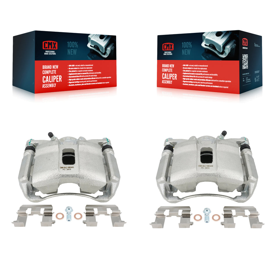 Front Disc Brake Caliper Assembly Left Right Side (Driver Passenger) Kit For Honda Civic Acura CSX KBC-100180