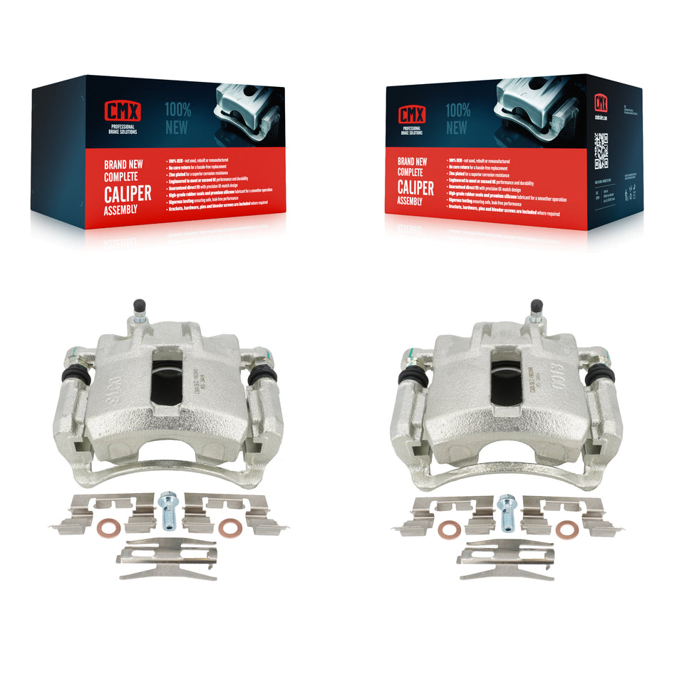 Front Disc Brake Caliper Assembly Left Right Side (Driver Passenger) Kit For Hyundai Elantra KBC-100182