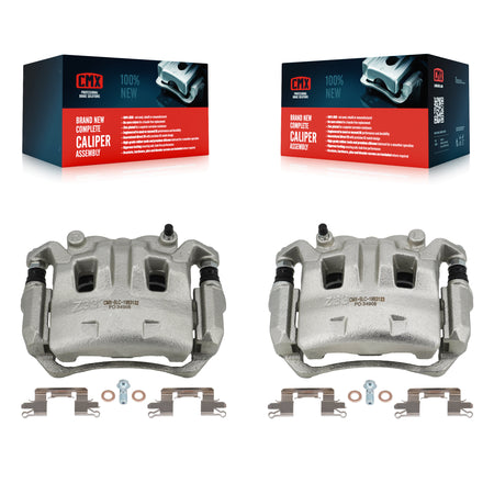 Front Brake Caliper Left Right (Driver Passenger) Kit For Nissan Frontier Suzuki Equator KBC-100183