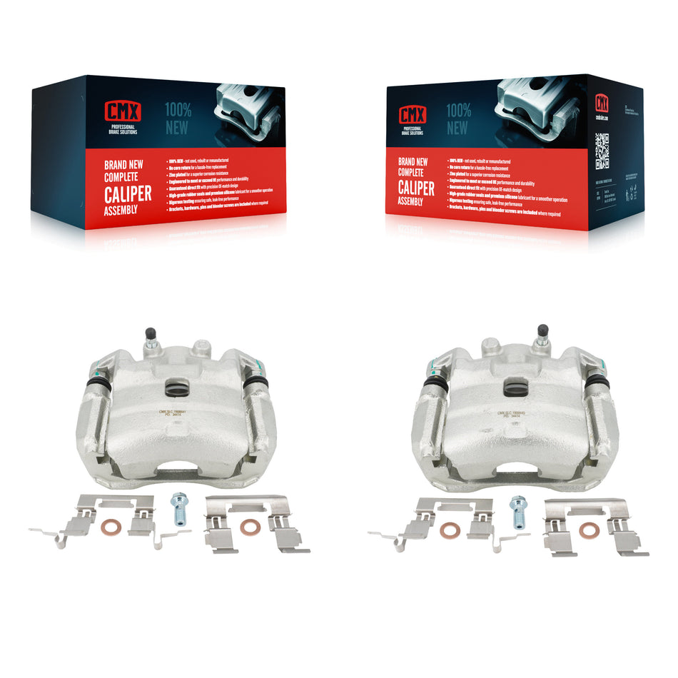 Front Disc Brake Caliper Assembly Left Right Side (Driver Passenger) Kit For Nissan Sentra Juke KBC-100197