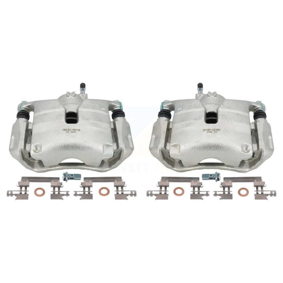 Front Disc Brake Caliper Assembly Left Right Side (Driver Passenger) Kit For Mazda 3 CX-3 Sport KBC-100209 by CMX