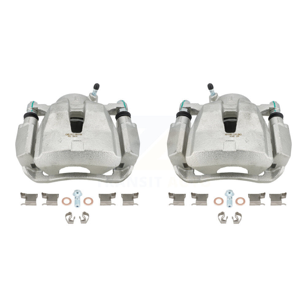 Front Disc Brake Caliper Assembly Left Right Side (Driver Passenger) Kit For Toyota RAV4 Scion tC Matrix Pontiac Vibe Corolla iM Mirai KBC-100212 by CMX