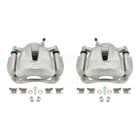 Front Disc Brake Caliper Assembly Left Right Side (Driver Passenger) Kit For Toyota RAV4 Scion tC Matrix Pontiac Vibe Corolla iM Mirai KBC-100212 by CMX