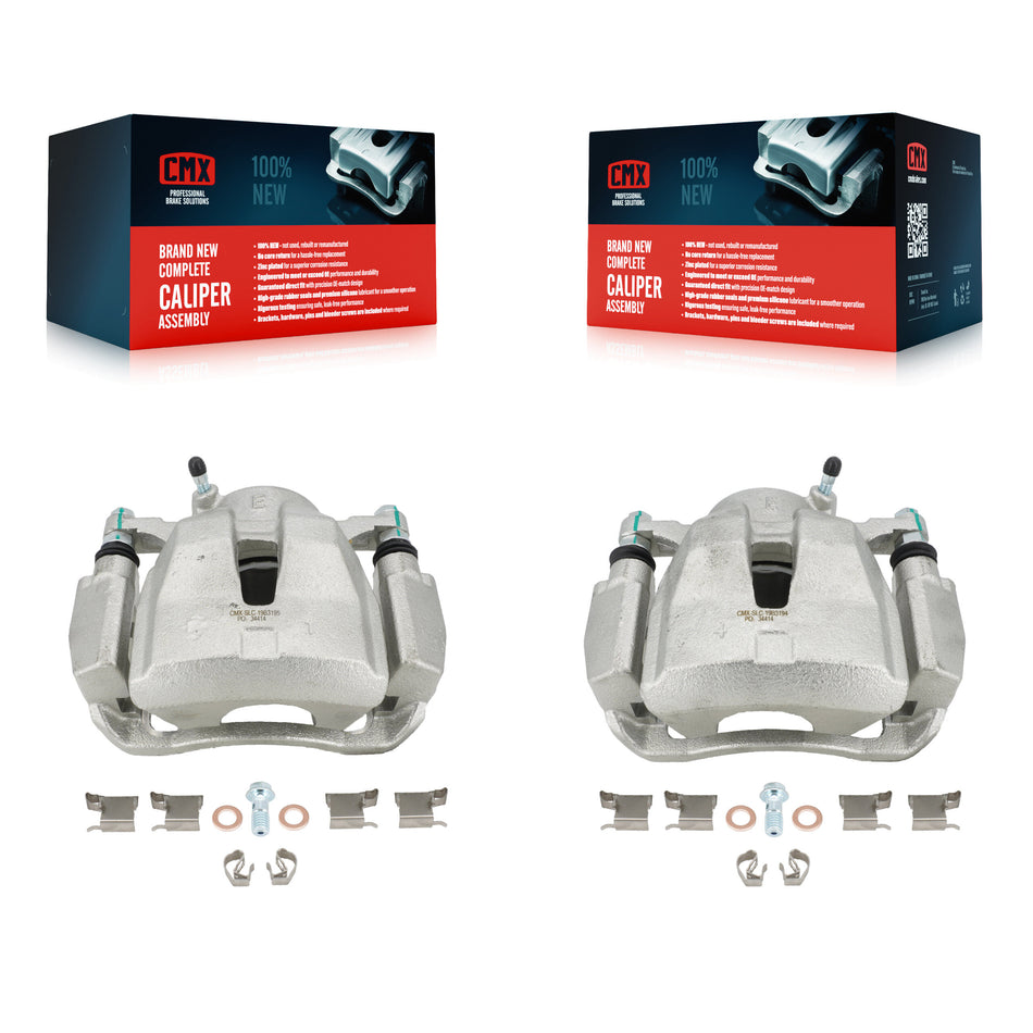 Front Disc Brake Caliper Assembly Left Right Side (Driver Passenger) Kit For Toyota RAV4 Scion tC Matrix Pontiac Vibe Corolla iM Mirai KBC-100212