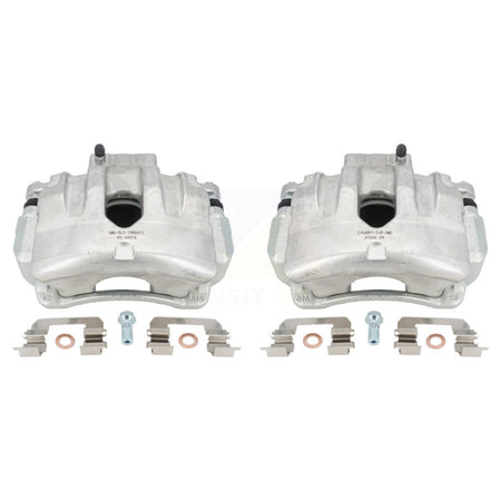 Front Disc Brake Caliper Assembly Left Right Side (Driver Passenger) Kit For 2010-2016 Hyundai Genesis Coupe With Single Piston Calipers KBC-100213 by CMX