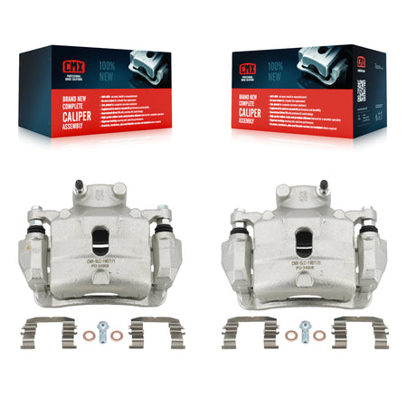 Front Brake Caliper Left Right Side (Driver Passenger) Kit For Hyundai Sonata Kia Optima KBC-100216