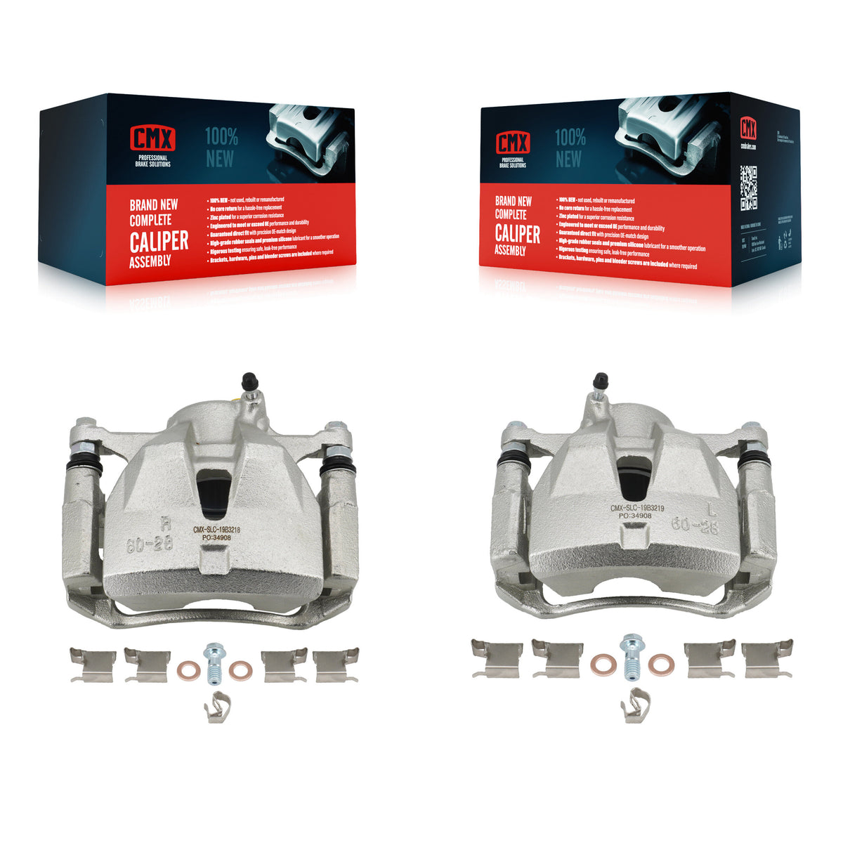 Front Disc Brake Caliper Assembly Left Right Side (Driver Passenger) Kit For Lexus IS250 KBC-100225