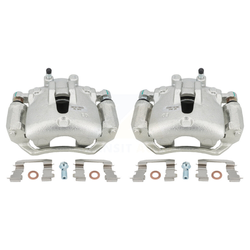 Front Disc Brake Caliper Assembly Left Right Side (Driver Passenger) Kit For Hyundai Elantra Kia Forte Koup Forte5 KBC-100240 by CMX