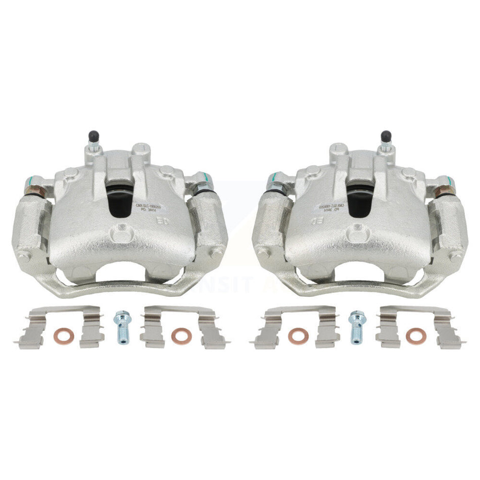 Front Disc Brake Caliper Assembly Left Right Side (Driver Passenger) Kit For Hyundai Elantra Kia Forte Koup Forte5 KBC-100240 by CMX