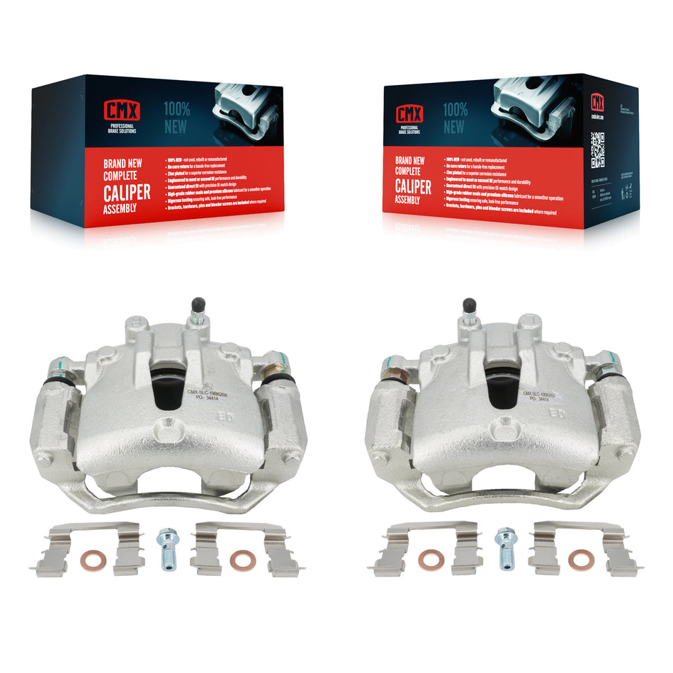 Front Disc Brake Caliper Assembly Left Right Side (Driver Passenger) Kit For Hyundai Elantra Kia Forte Koup Forte5 KBC-100240