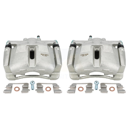 Front Disc Brake Caliper Assembly Left Right Side (Driver Passenger) Kit For Mazda CX-5 KBC-100245 by CMX