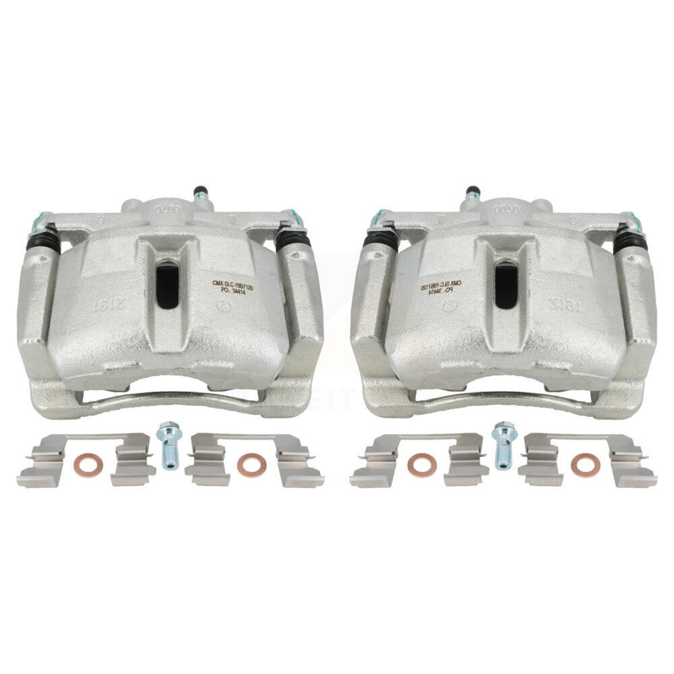 Front Disc Brake Caliper Assembly Left Right Side (Driver Passenger) Kit For Mazda CX-5 KBC-100245 by CMX