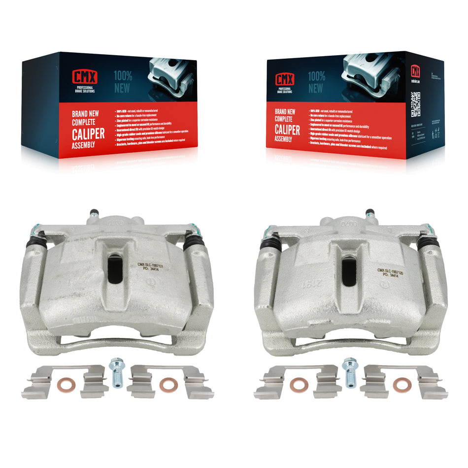 Front Disc Brake Caliper Assembly Left Right Side (Driver Passenger) Kit For Mazda CX-5 KBC-100245