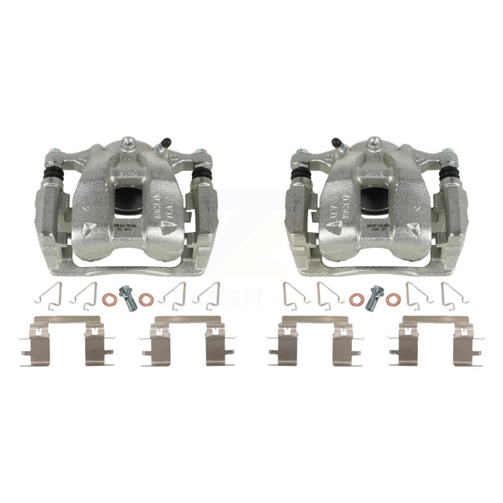 Front Disc Brake Caliper Assembly Left Right Side (Driver Passenger) Kit For Honda CR-V KBC-100260 by CMX