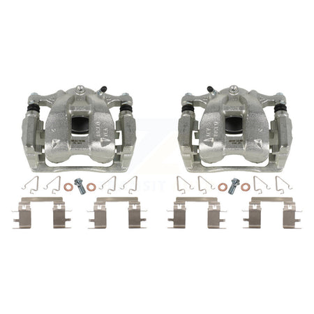 Front Disc Brake Caliper Assembly Left Right Side (Driver Passenger) Kit For Honda CR-V KBC-100260 by CMX