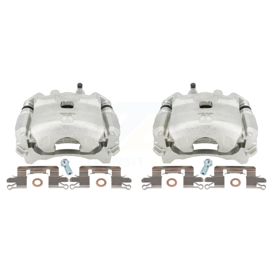 Front Disc Brake Caliper Assembly Left Right Side (Driver Passenger) Kit For Nissan Altima LEAF KBC-100261 by CMX